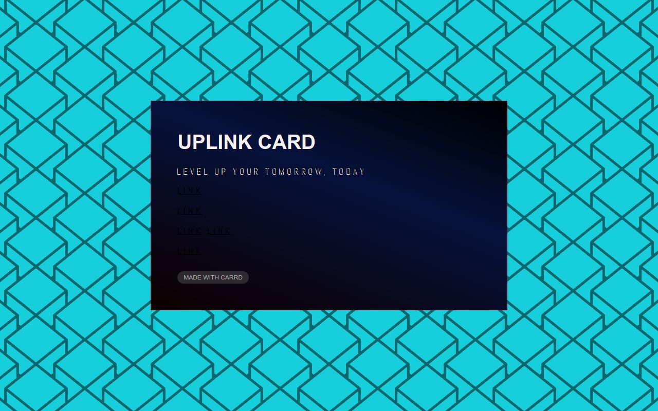 Carrd profile picture for @uplink